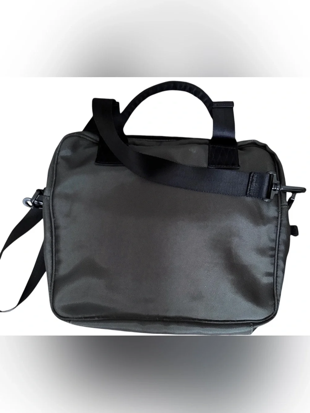 Diesel Black and Gray Crossbody Messenger Bag
